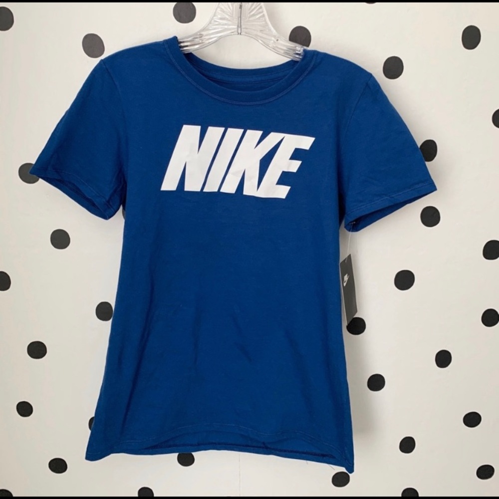 🆕MAKE OFFER NIKE BLUE/WHITE SHIRT SIZE S